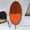 Juego de 6 sillas «A6», Joseph-André Motte para Steiner, madera y cuero, Francia, años 2000
