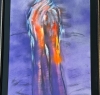 Vicent Calbet Riera, Manos en plegaria, técnica mixta óleo acuarela, 1993