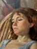 Ramon Pichot Soler, Mujer descansando, óleo sobre lienzo, 1990