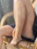Ramon Pichot Soler, Mujer descansando, óleo sobre lienzo, 1990