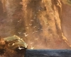 \"Cliffs with Stormy Sea\", After British School of 19th Century, años 50-60 del siglo XX
