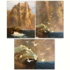 \"Cliffs with Stormy Sea\", After British School of 19th Century, años 50-60 del siglo XX