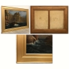 \"Cliffs with Stormy Sea\", After British School of 19th Century, años 50-60 del siglo XX