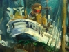 ”Escena de Astilleros con Figuras”, J. García Altafulla, años 50 del siglo XX