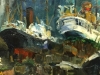 ”Escena de Astilleros con Figuras”, J. García Altafulla, años 50 del siglo XX