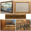 ”Paisaje Balear con Ciudad Amurallada”, J. García Altafulla, años 50 del siglo XX