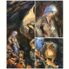 ”Caravana Gitana al Atardecer”, J. García Altafulla, años 50 del siglo XX