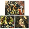 ”Caravana Gitana al Atardecer”, J. García Altafulla, años 50 del siglo XX