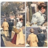 “Dos Escenas de Barcelona de la Belle Époque”, J. Puigsegur, años 80-90 del siglo XX