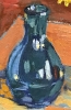 \"Bodegón con Narcisos, Jarrón y Figurilla\", Ramón Molóns Rocha, 1975