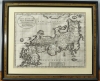 Mapa de Japón, 1738, Isaak Tirion / Albrizzi