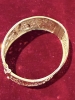 Brazalete de oro de 18 quilates con circonites 