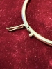 Conjunto de joyas de 2 piezas, oro amarillo y circonites 