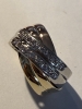 Conjunto de joyeria en oro 18 quilates con diamantes 