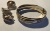 Conjunto de joyeria en oro 18 quilates con diamantes 