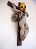 Óscar Salmerón, escultura contemporánea, ángel crucificado, 2009