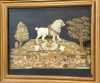  Diorama con perros comienzos del siglo XIX, Reino Unido