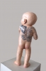 Javier Aguilera, escultura figurativa contemporánea, manga, niño video juegos, 2006