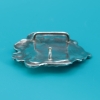 Hebilla de plata art nouveau con perfil femenino, hacia 1900–1915