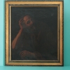 San Pedro penitente, firmado M. Martin, óleo religioso, hacia 1901