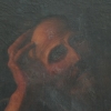 San Pedro penitente, firmado M. Martin, óleo religioso, hacia 1901