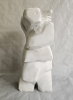 Jorge Peris Serra, escultura original en mármol blanco, \"Hombre\", 1991 