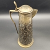 Jarra art nouveau de latón de Carl Deffner, Esslingen, 1900-1920