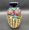 Florero art nouveau de cerámica de E. Huber Roethe, 1910-1920