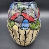 Florero art nouveau de cerámica de E. Huber Roethe, 1910-1920