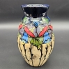 Florero art nouveau de cerámica de E. Huber Roethe, 1910-1920