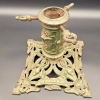 Soporte art nouveau para árbol de navidad de hierro fundido, 1910-1920
