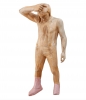 Francisco Leiro, escultura contemporánea, madera policromada, hombre de pie, 2004