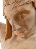 Francisco Leiro, escultura contemporánea, madera policromada, hombre de pie, 2004