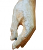 Francisco Leiro, escultura contemporánea, madera policromada, hombre de pie, 2004