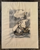 Colección de 4 grabados náuticos, según Pieter Bruegel el Viejo, edición en papel verjurado con filigrana del siglo XIX