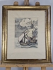 Colección de 4 grabados náuticos, según Pieter Bruegel el Viejo, edición en papel verjurado con filigrana del siglo XIX