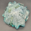 Cenicero de cristal de Murano con incrustaciones de plata, Italia, 1950 - 1959