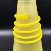 Lámpara vintage de techo de cristal soplado, 1950-1959