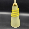 Lámpara vintage de techo de cristal soplado, 1950-1959