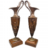 Jarras escultóricas según Clodion (Claude Michel), siglo XIX