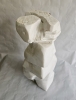 Jorge Peris Serra, escultura original en mármol blanco, \"Hombre\", 1991 