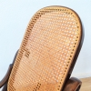 Mecedora vintage de ratán de estilo Thonet, 1960 - 1970