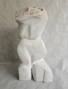 Jorge Peris Serra, escultura original en mármol blanco, \"Hombre\", 1991 