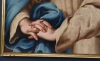 Pintura religiosa, Virgen Dolorosa con puñal, siglo XIX