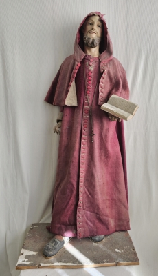  Imagen religiosa de vestir (Cap i Pota), arte sacro, siglo XIX