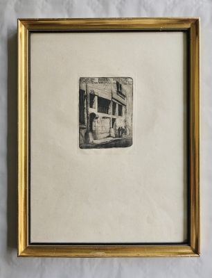 Charles Meryon, grabado original al aguafuerte 