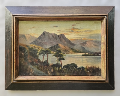 Paisaje de las tierras altas de Escocia, círculo de Francis E. Jamieson, óleo sobre lienzo, c. 1910-1930