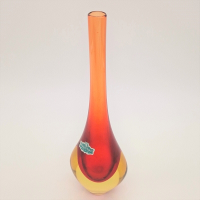 Florero de cristal Sommerso de Murano de Flavio Poli, 1955 - 1959