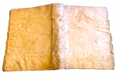 Año 1598, Hernando de Santiago, Consideraciones de los Evangelios de Cuaresma, Barcelona, pergamino