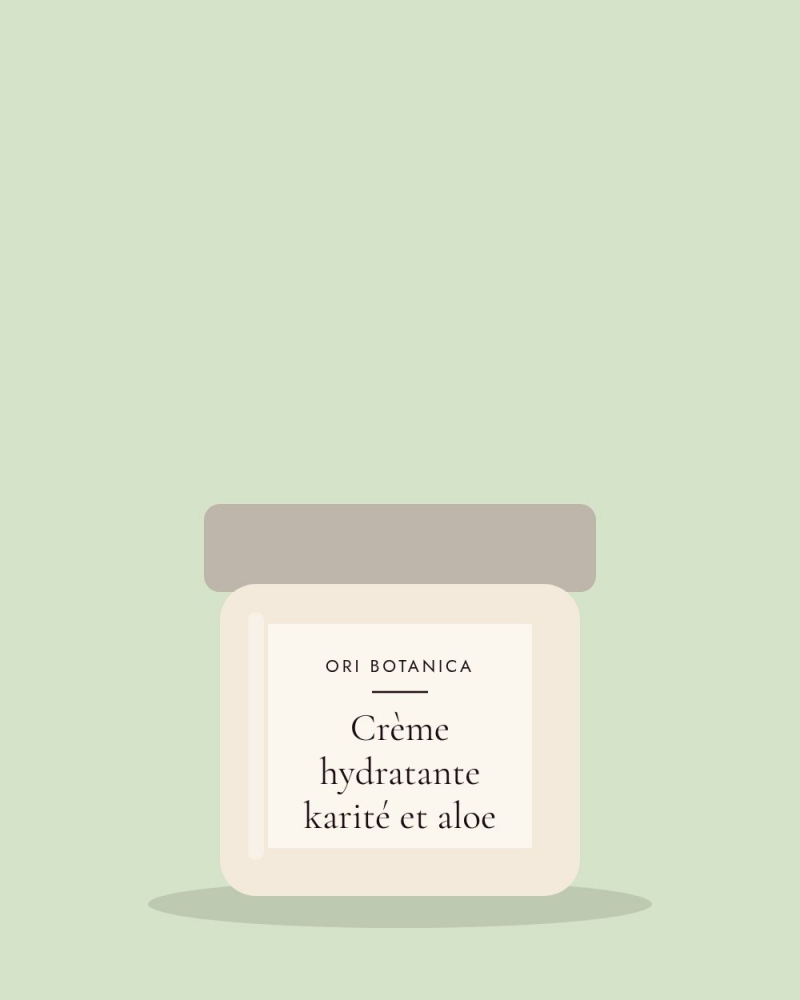 Crème hydratante karité et aloe